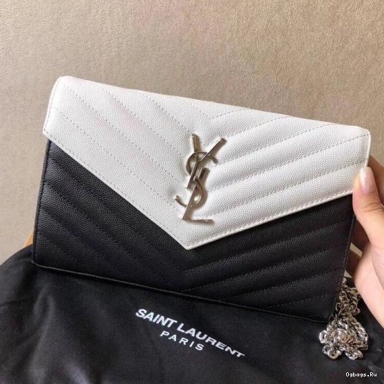CHAIN CASSANDRE MATELASSÉ WALLET YSL 0718